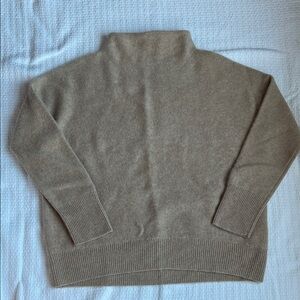 Vince Boiled Cashmere Mockneck Sweater